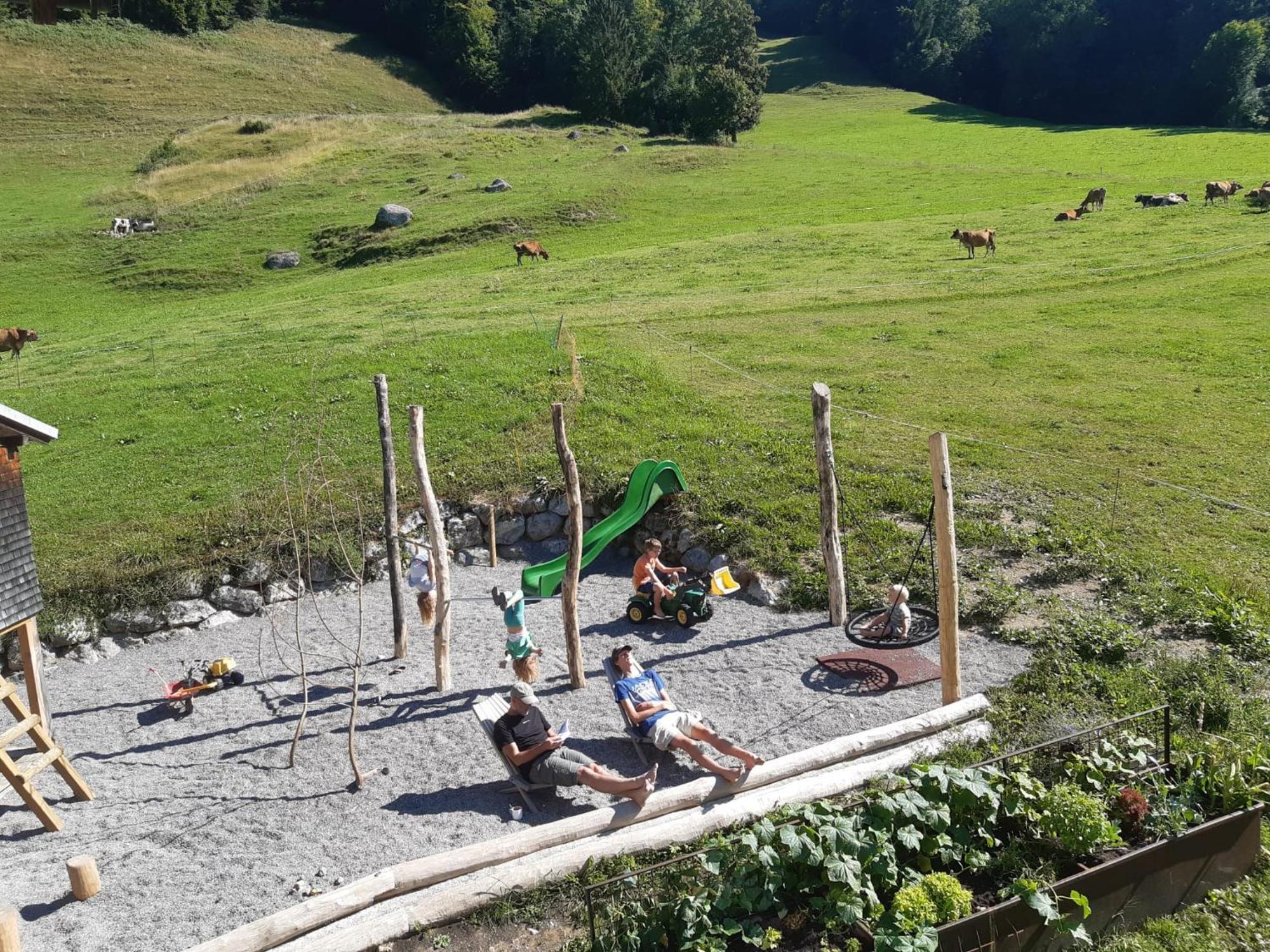 Ferienhof Duerlinde Hittisau Buitenkant foto